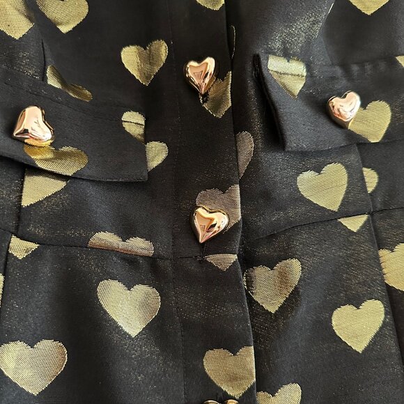 NWT Sister Jane Golden Hearts Midi Dress - Picture 3 of 9